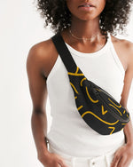 Load image into Gallery viewer, AfroPop Noir Crossbody Sling Bag
