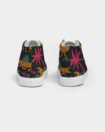 Load image into Gallery viewer, Leopard Flex Kids Hightop Canvas Shoe
