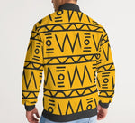 Load image into Gallery viewer, AfroPop Men&#39;s Stripe-Sleeve Track Jacket
