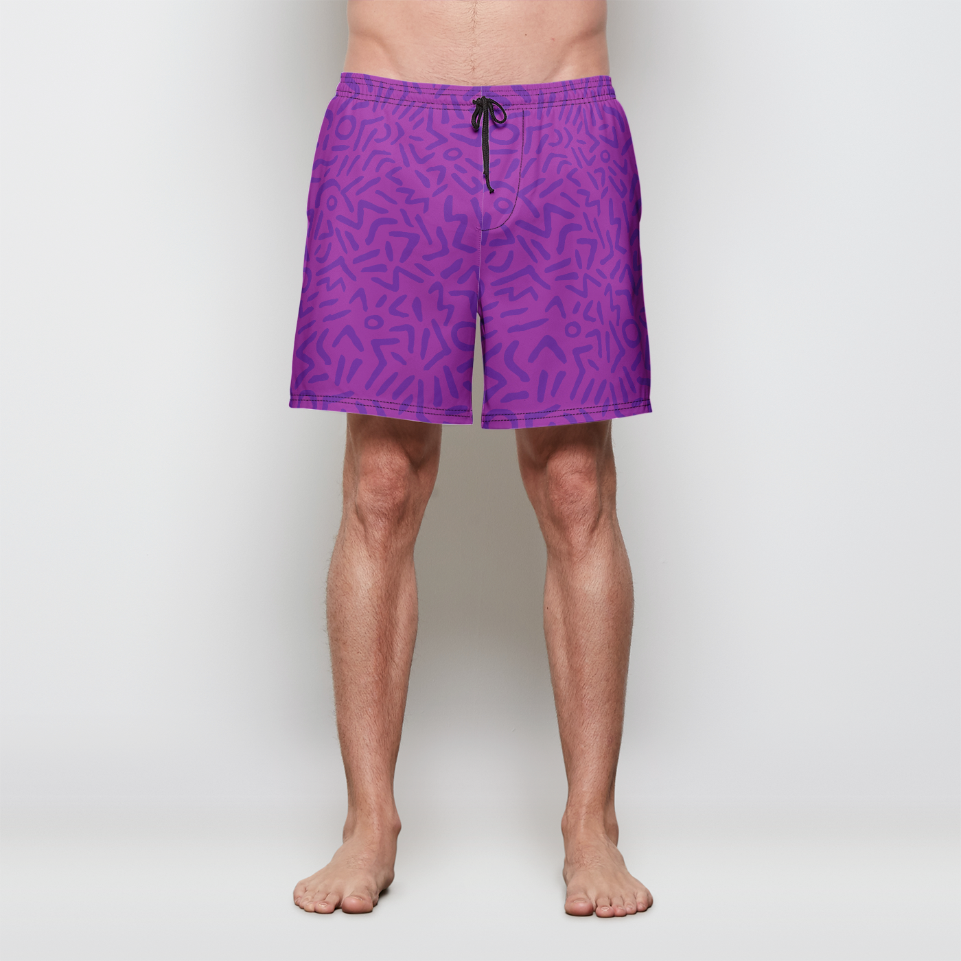 Ziggy Jam Mens Swim Trunks w/ Lining