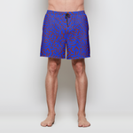 Charger l&#39;image dans la galerie, Ziggy Azure Mens Swim Trunks w/ Lining
