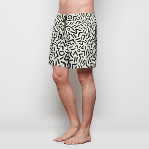 Ziggy Pearl Mens Swim Trunks w/ Lining