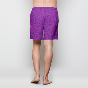 Ziggy Jam Mens Swim Trunks w/ Lining