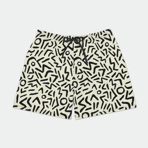 Ziggy Pearl Mens Swim Trunks w/ Lining