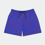 Charger l&#39;image dans la galerie, Ziggy Azure Mens Swim Trunks w/ Lining
