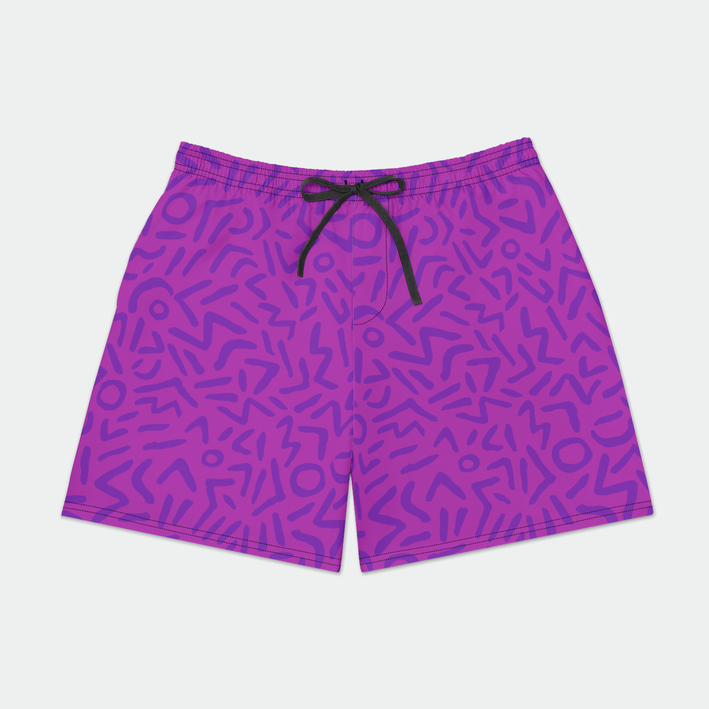 Ziggy Jam Mens Swim Trunks w/ Lining