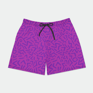 Ziggy Jam Mens Swim Trunks w/ Lining