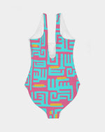 Charger l&#39;image dans la galerie, Berry Kuba Remix Women&#39;s One-Piece Swimsuit
