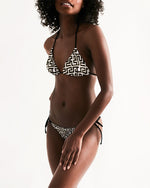 Cargar imagen en el visor de la galería, Black Sun Women&#39;s Triangle String Bikini
