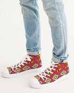 Load image into Gallery viewer, Mutapa Tribe Men&#39;s Hightop Canvas Shoe
