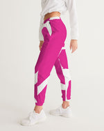 Load image into Gallery viewer, Wild Pink n&#39; White Women&#39;s Track Pants
