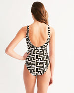 Cargar imagen en el visor de la galería, Black Sun Women&#39;s One-Piece Swimsuit
