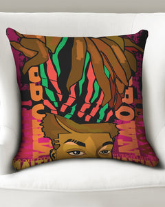 Tribe by Goldi Gold Throw Pillow Case 20"x20"