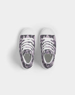 Lade das Bild in den Galerie-Viewer, Purple Gray Camo Kids Hightop Canvas Shoe
