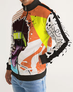 Load image into Gallery viewer, Wild FantaSigh ReMix Stripe-Sleeve Track Jacket
