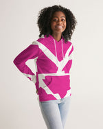 Load image into Gallery viewer, Wild Pink n&#39; White Women&#39;s Hoodie
