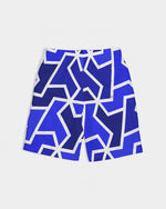 Load image into Gallery viewer, Arabesque Blues Boy&#39;s Swim Trunk
