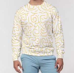 Mutapa Flow Men's Classic French Terry Crewneck Pullover