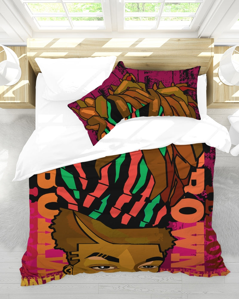 Tribe by Goldi Gold Queen Duvet Cover Set