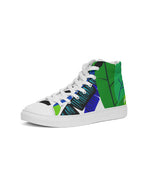 Load image into Gallery viewer, Blue Safari Women&#39;s Hightop Canvas Shoe
