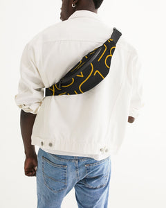 AfroPop Noir Crossbody Sling Bag