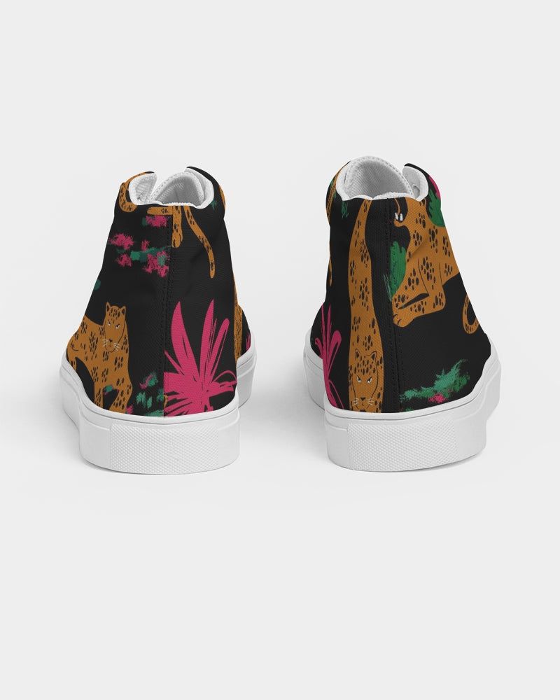 Leopard Flex Women's Hightop Canvas Shoe