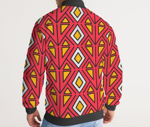 Mutapa Tribe Men's Stripe-Sleeve Track Jacket
