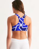 Load image into Gallery viewer, Arabesque Blues Women&#39;s Seamless Sports Bra
