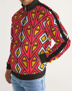 Load image into Gallery viewer, Mutapa Tribe Men&#39;s Stripe-Sleeve Track Jacket
