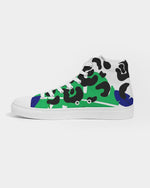 Load image into Gallery viewer, Blue Safari Women&#39;s Hightop Canvas Shoe
