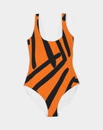 Lade das Bild in den Galerie-Viewer, Wild Orange Women&#39;s One-Piece Swimsuit
