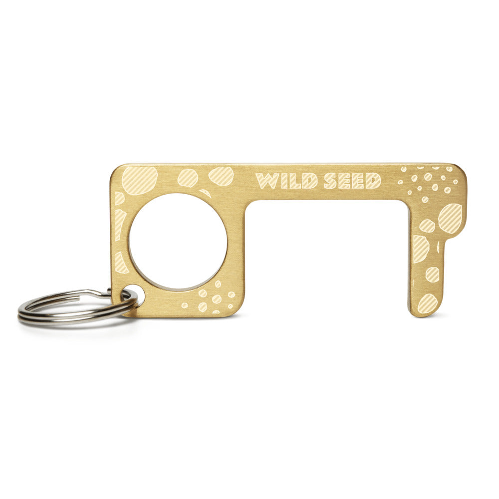 Engraved Wild Seed Brass Touch Tool