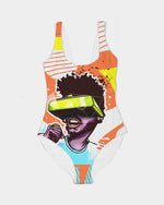 Cargar imagen en el visor de la galería, FantaSigh X CFluxSing Women&#39;s One-Piece Swimsuit
